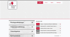 Desktop Screenshot of goteborgstekniskacollege.se